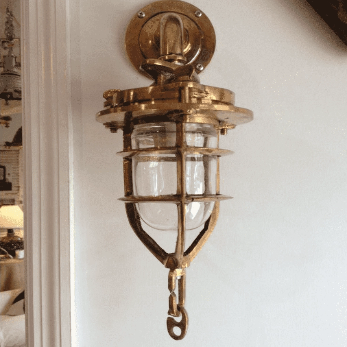 Brass Convoy Sconce Light
