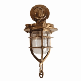 Brass Convoy Sconce LightWeatherproof outdoor lighting
