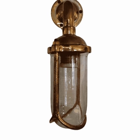 Brass Slim Line SconceWeatherproof outdoor lighting
