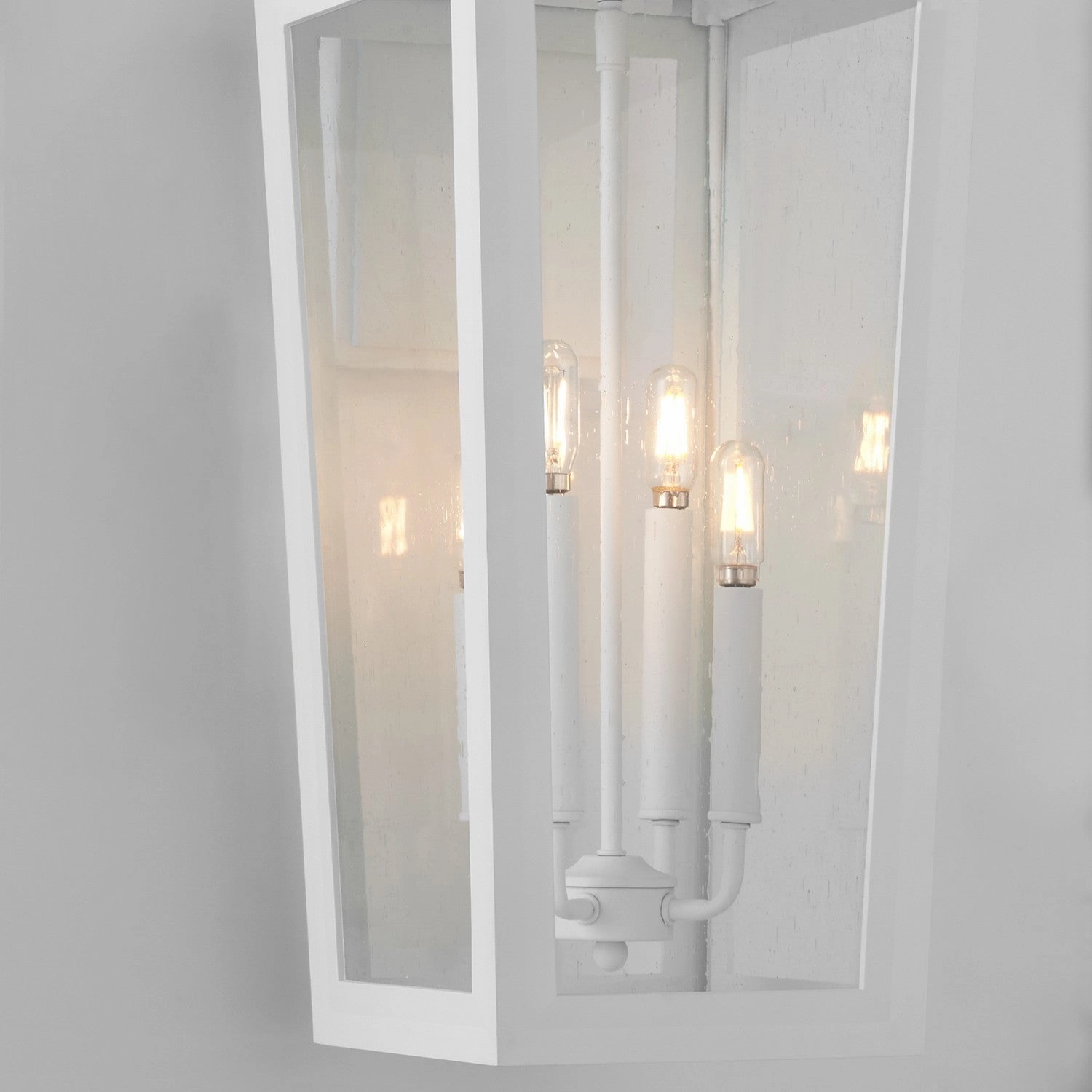 Bravo Four Light Wall Lantern White