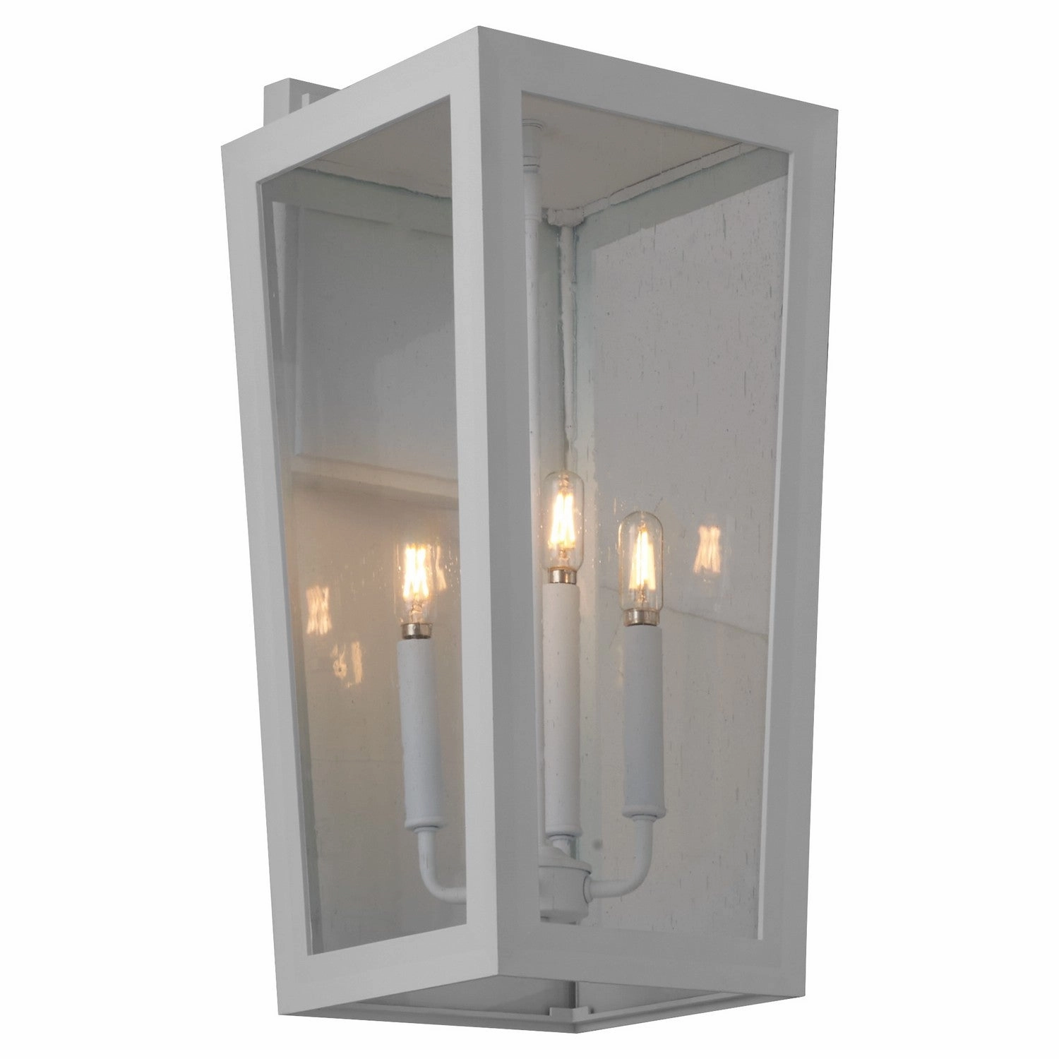 Bravo Four Light Wall Lantern White