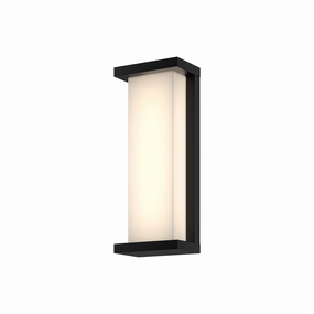 Bravo LED Exterior Wall Mount BlackOutdoor wall sconces with motion sensor