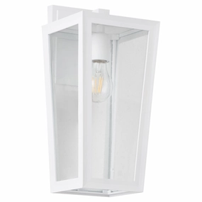 Bravo One Light Wall Mount WhiteOutdoor wall sconces with motion sensor