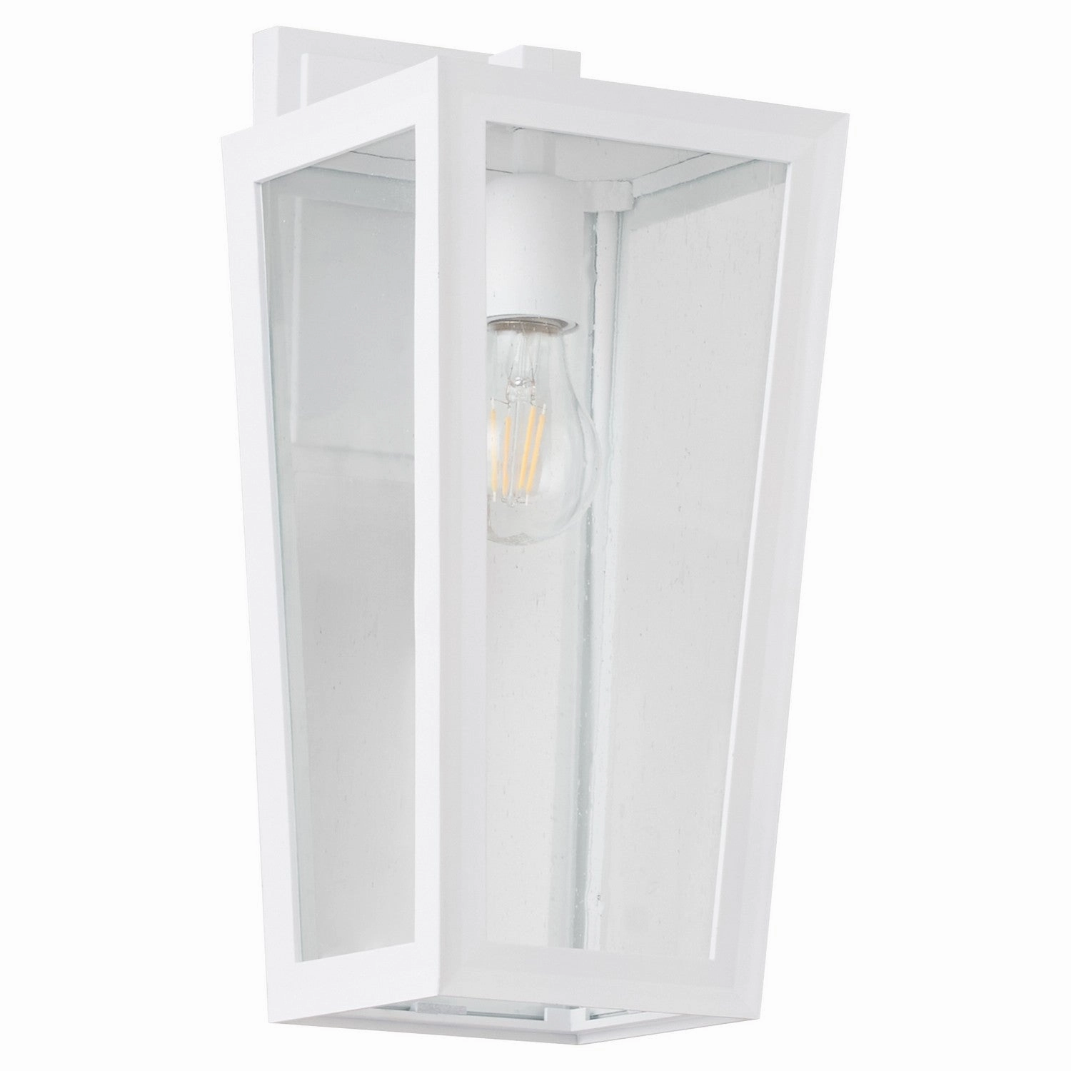 Bravo One Light Wall Mount WhiteOutdoor wall sconces with motion sensor