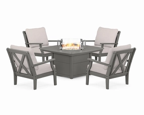 Braxton 5-Piece Deep Seating Conversation Set with Fire Pit Tableoutdoor patio dining furniture set