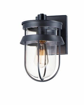 Breakwater One Light Outdoor Wall Lantern BlackOutdoor wall sconces with motion sensor