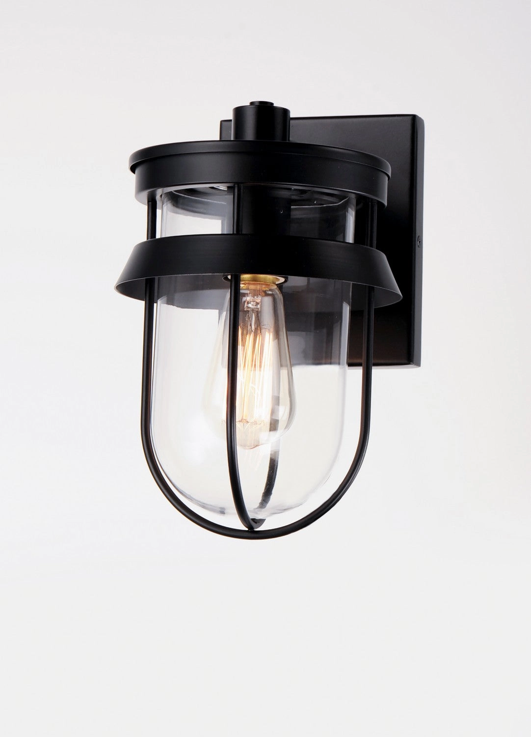 Breakwater One Light Outdoor Wall Lantern Black