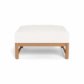 Breeze Xl Teak Ottomanoutdoor ottoman footstool