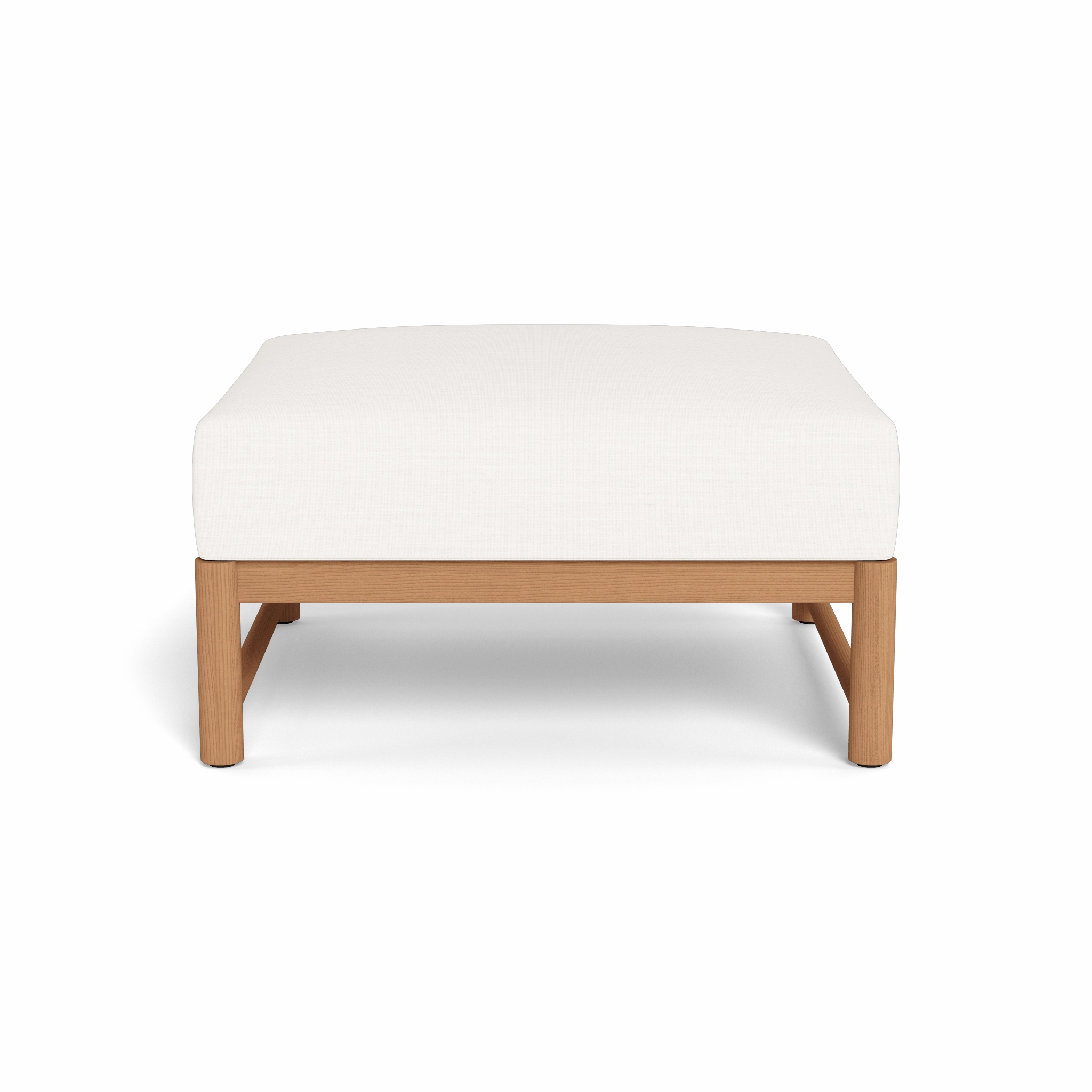 Breeze Xl Teak Ottomanoutdoor ottoman footstool