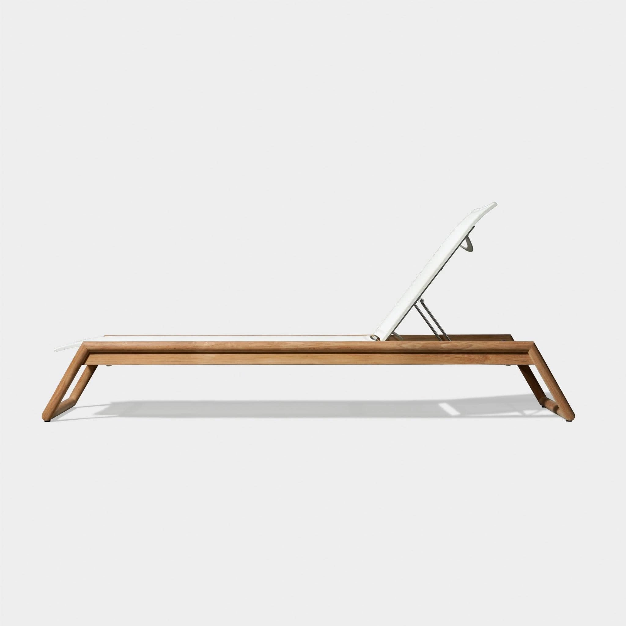 Breeze Xl Teak Stacking Sun Lounge
