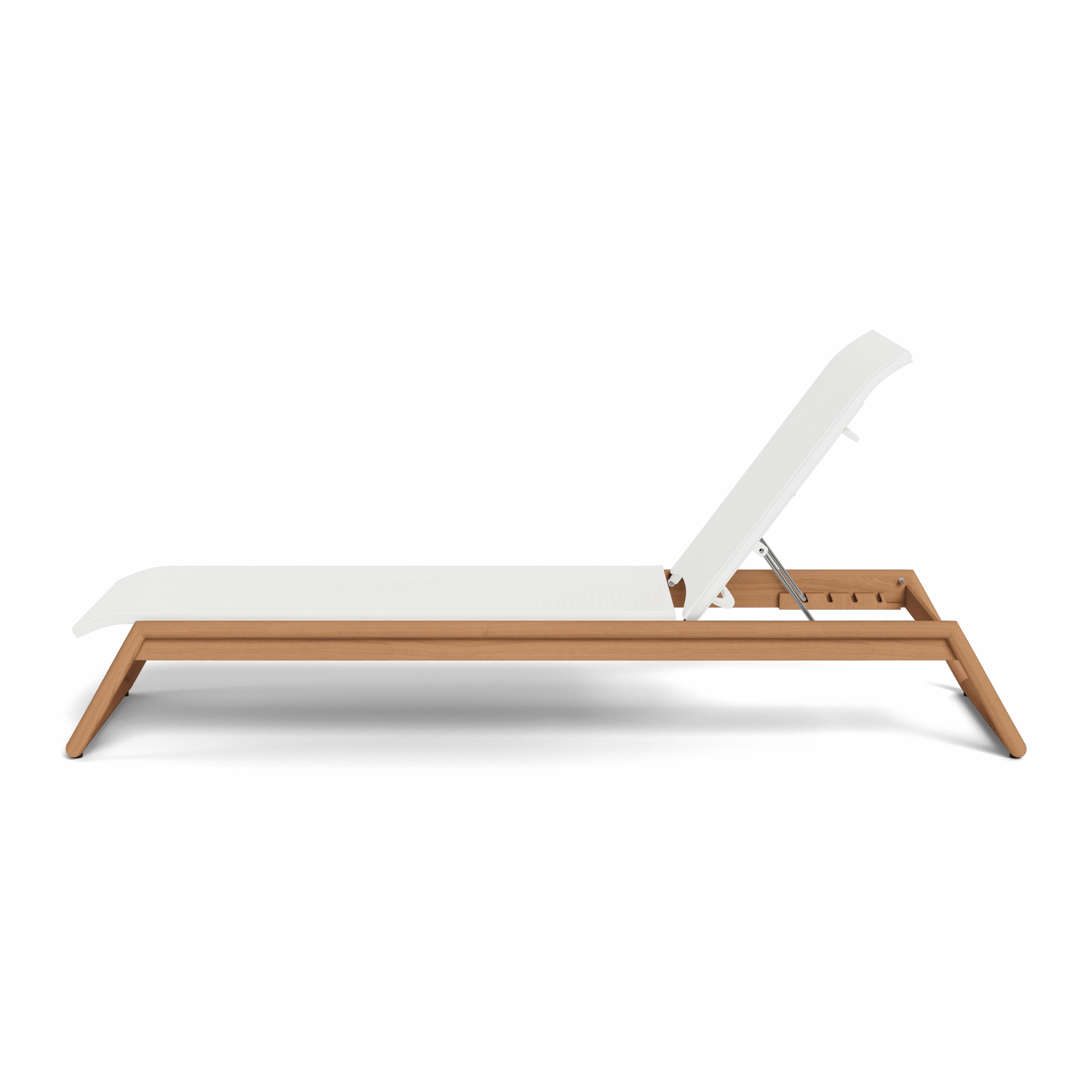 Breeze Xl Teak Stacking Sun LoungePatio reclining sun chair