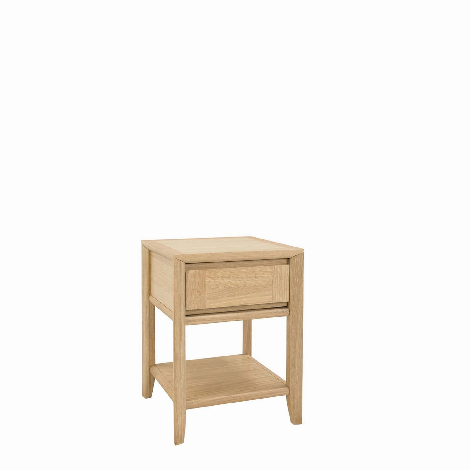 Bremen - 1 Drawer Lamp Table In Oak Finish