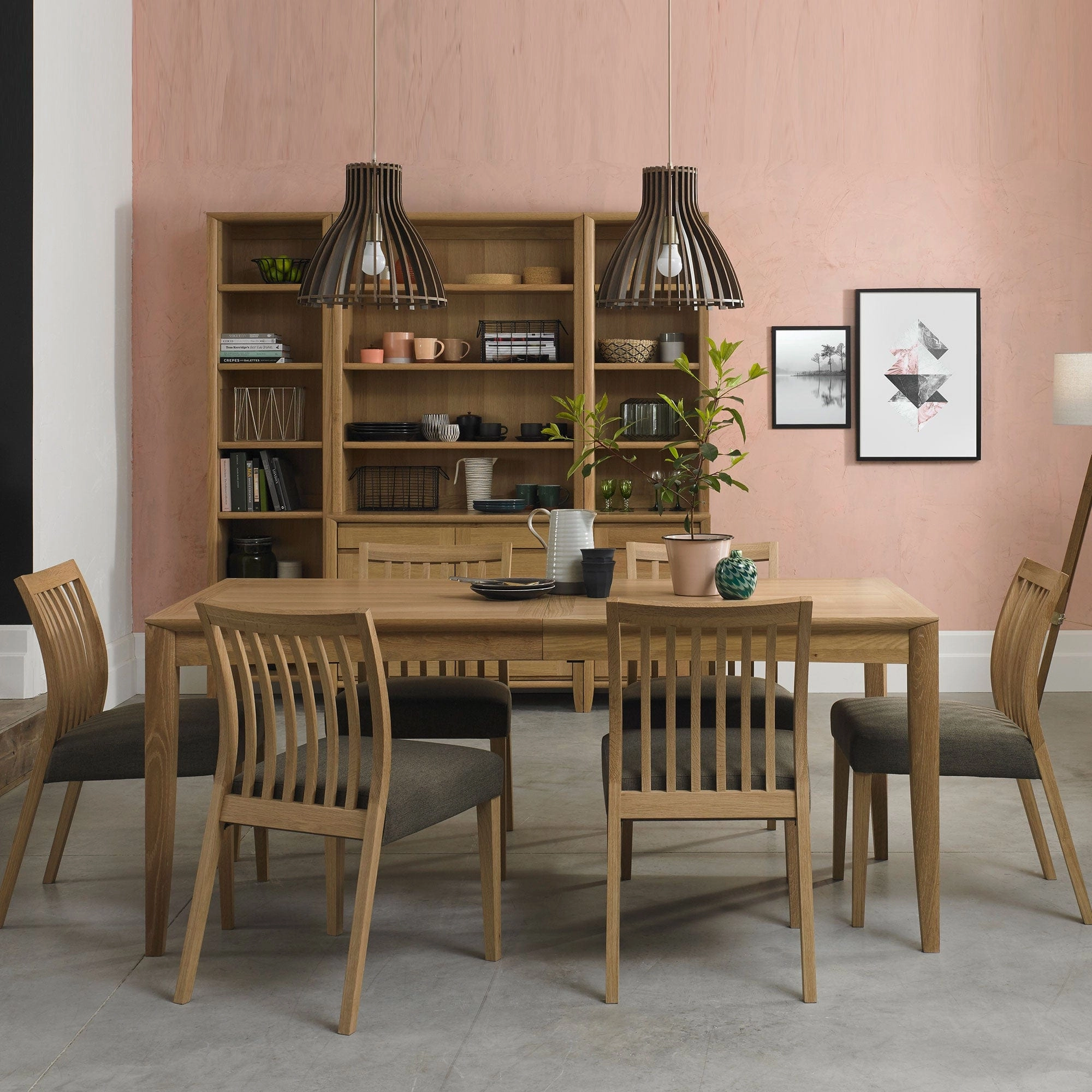 Bremen - 1 Drawer Lamp Table In Oak Finish