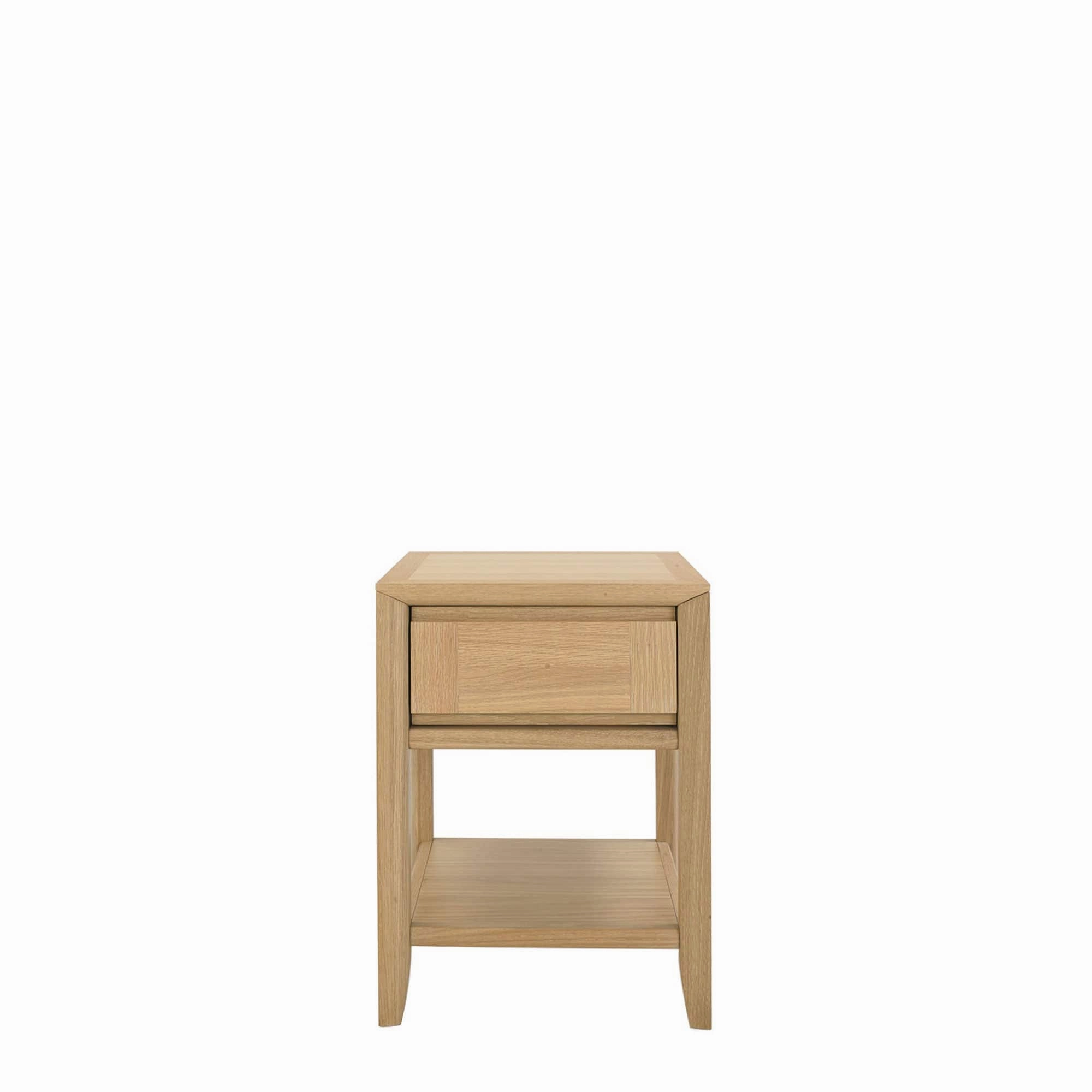 Bremen - 1 Drawer Lamp Table In Oak Finish