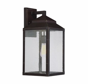 Brennan One Light Wall Mount English Bronze with GoldOutdoor wall sconces with motion sensor