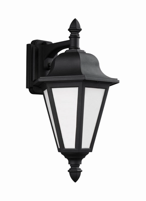 Brentwood One Light Outdoor Wall Lantern BlackOutdoor wall sconces with motion sensor