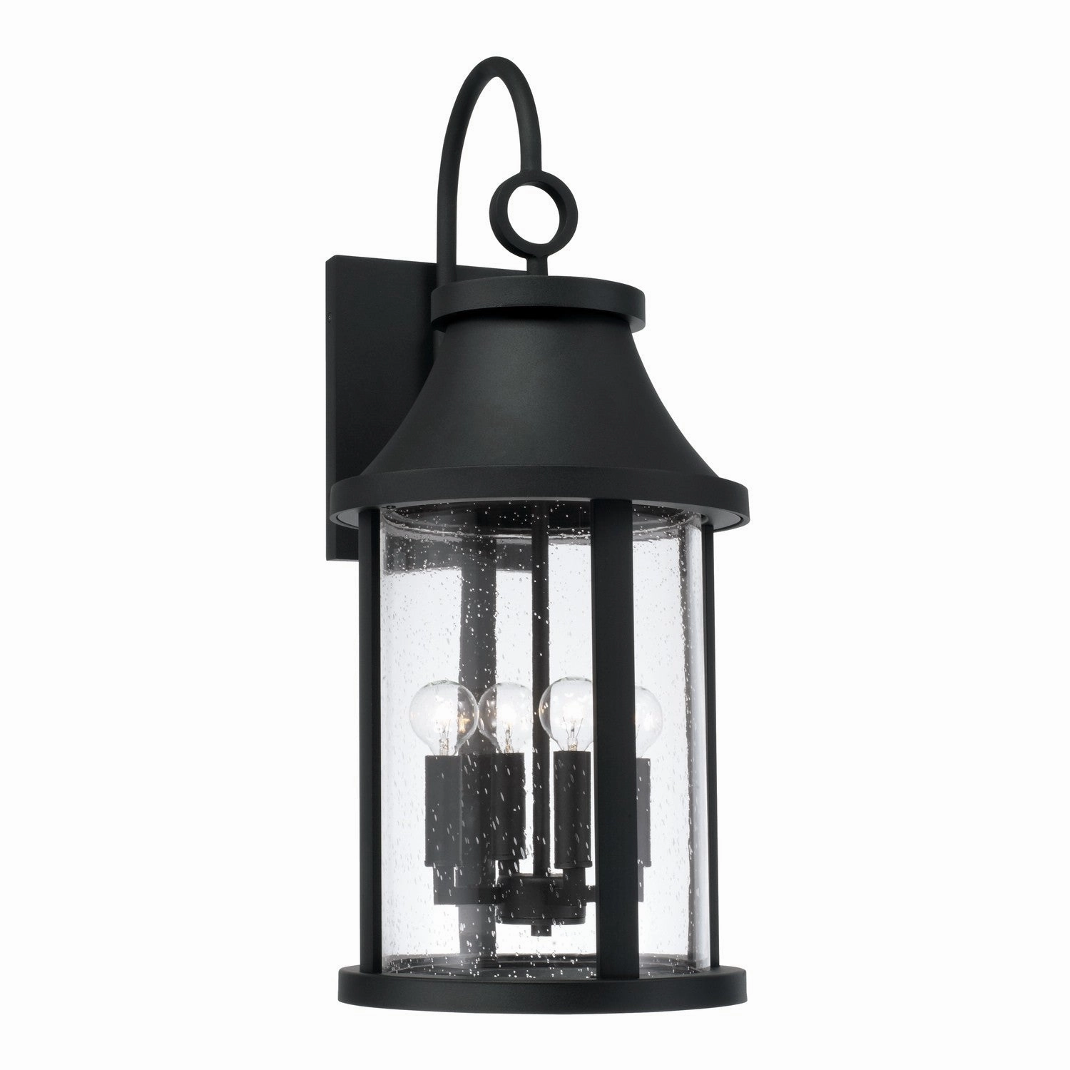 Bridger Four Light Outdoor Wall Lantern BlackOutdoor wall sconces with motion sensor