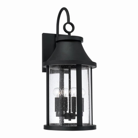 Bridger Four Light Outdoor Wall Lantern BlackOutdoor wall sconces with motion sensor