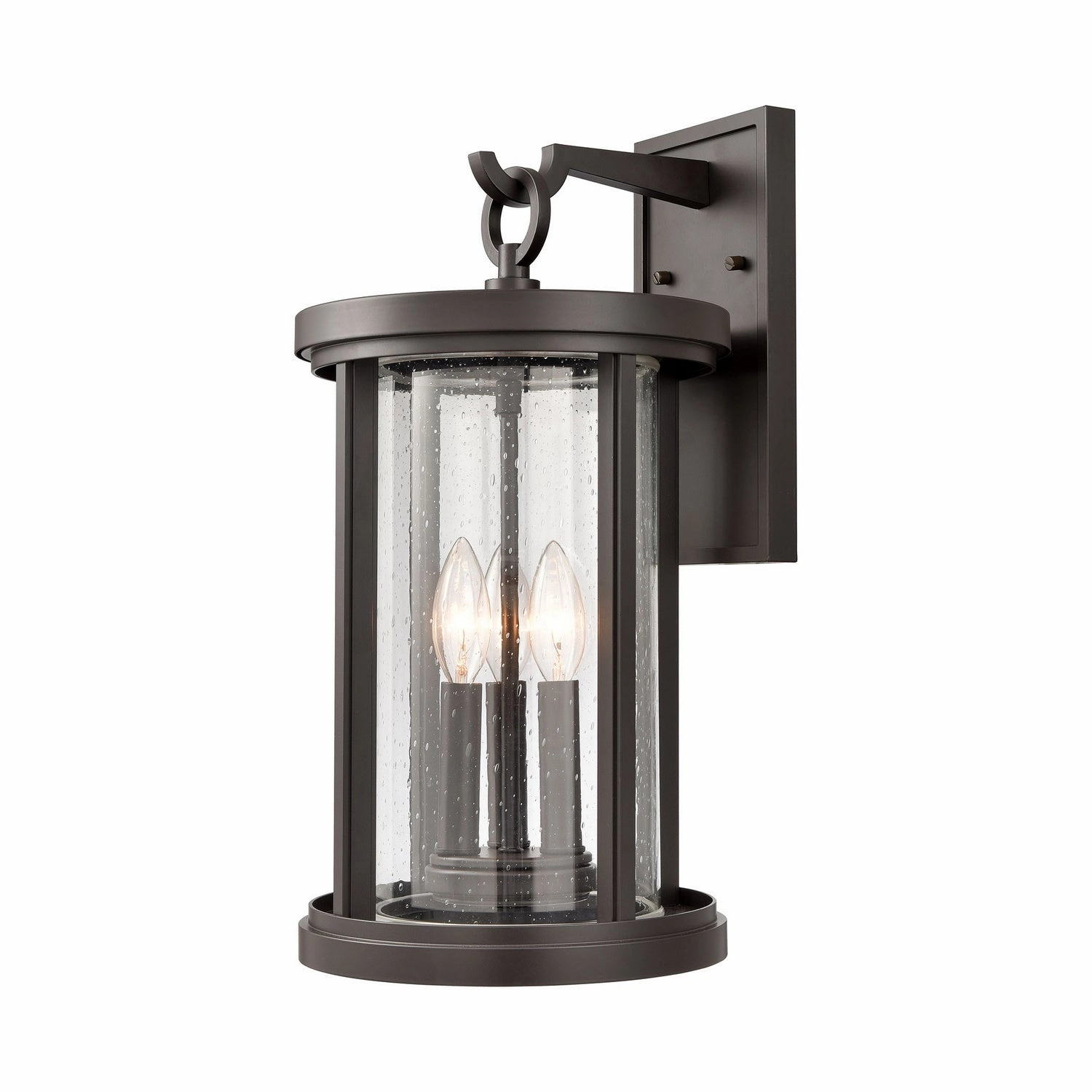 Brison Three Light Outdoor Wall Sconce Oil Rubbed BronzeOutdoor wall sconces with motion sensor