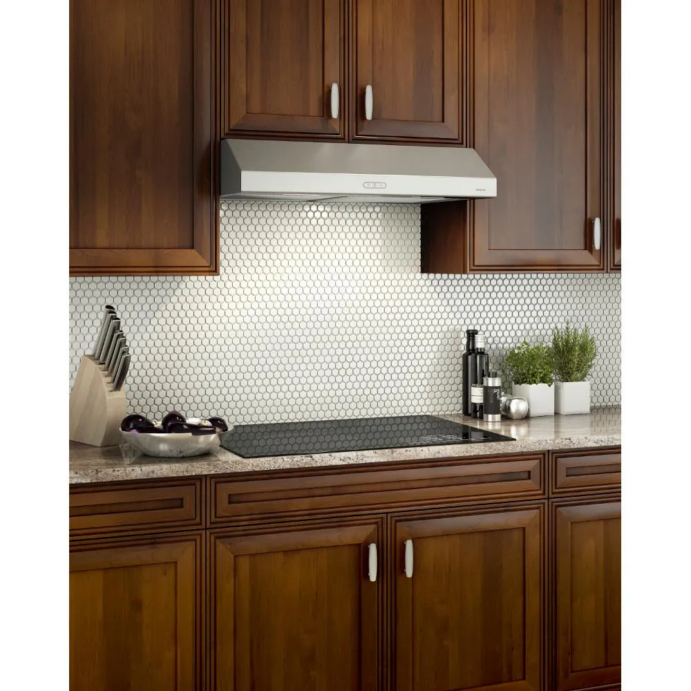 Broan BCDF136SS Broan? Glacier 36-Inch Convertible Under-Cabinet Range Hood, 375 Max Blower Cfm, Stainless Steel