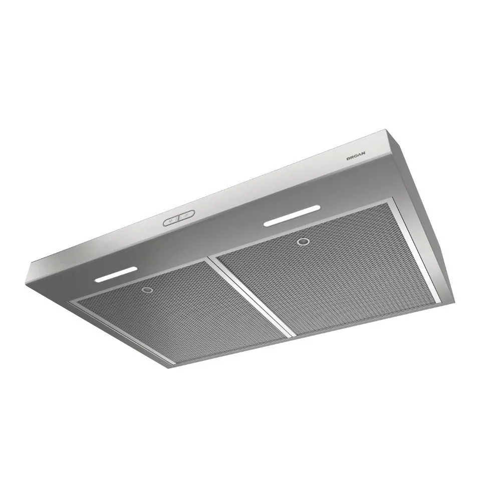 Broan BCDF136SS Broan? Glacier 36-Inch Convertible Under-Cabinet Range Hood, 375 Max Blower Cfm, Stainless Steel