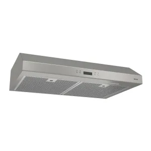 Broan BCDJ136SS Broan? Glacier 36-Inch Convertible Under-Cabinet Range Hood, 450 Max Blower Cfm, Stainless Steel