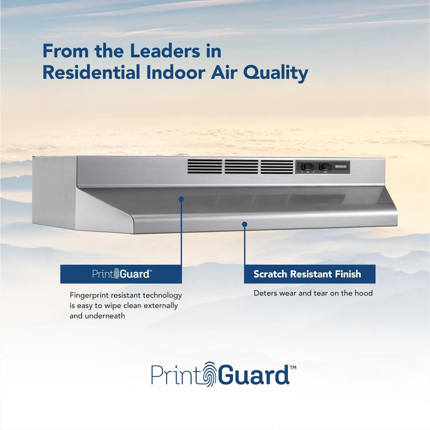 Broan F4024SF Broan? 24-Inch Convertible Under-Cabinet Range Hood, 230 Max Blower Cfm, Stainless Finish