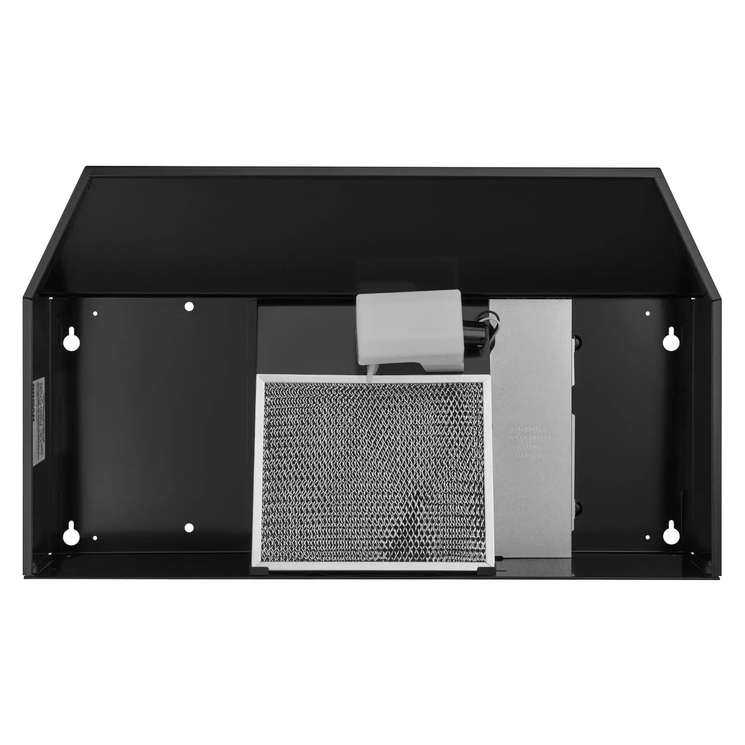 Broan F403623 Broan? 36-Inch Convertible Under-Cabinet Range Hood, 230 Max Blower Cfm, Black