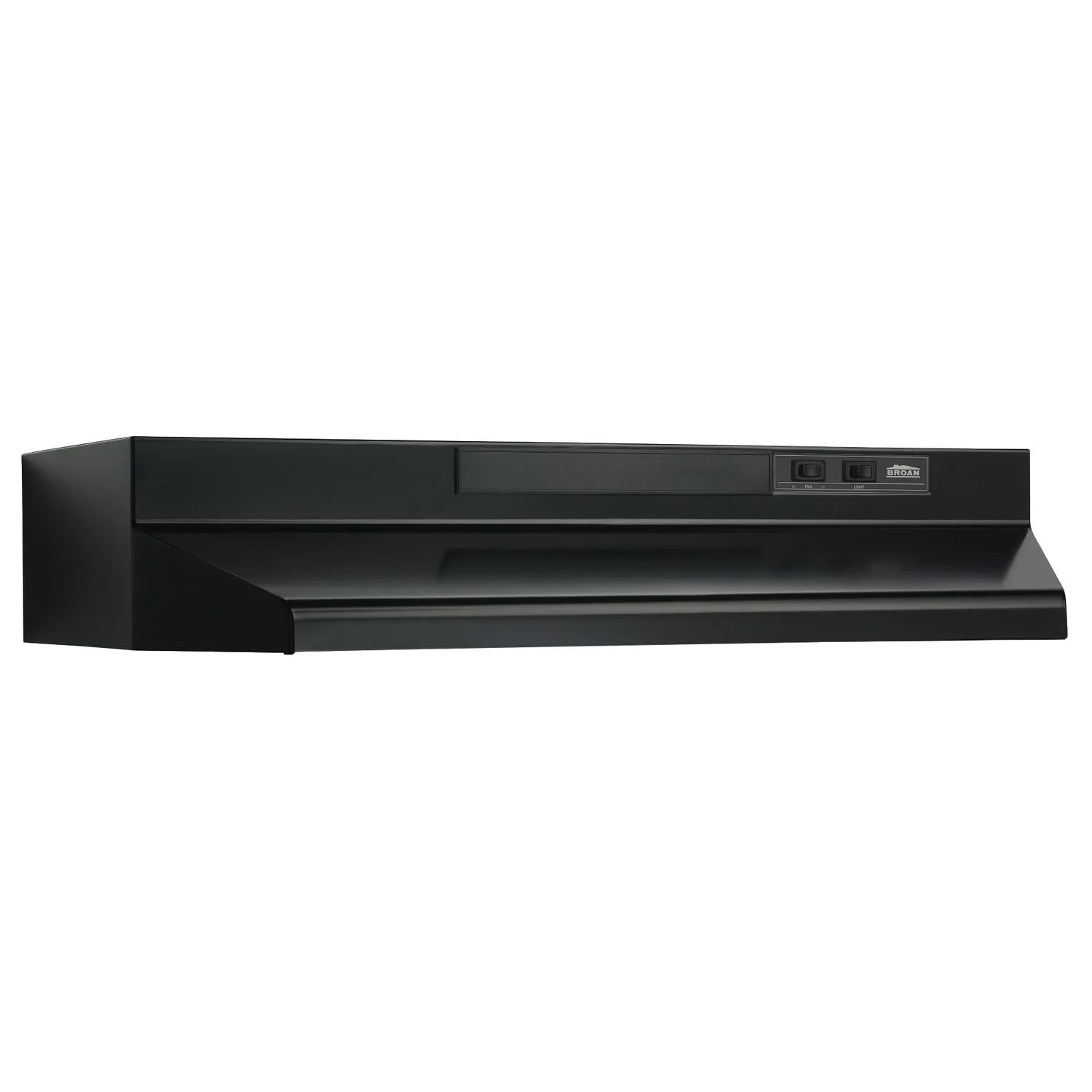 Broan F403623 Broan? 36-Inch Convertible Under-Cabinet Range Hood, 230 Max Blower Cfm, Black