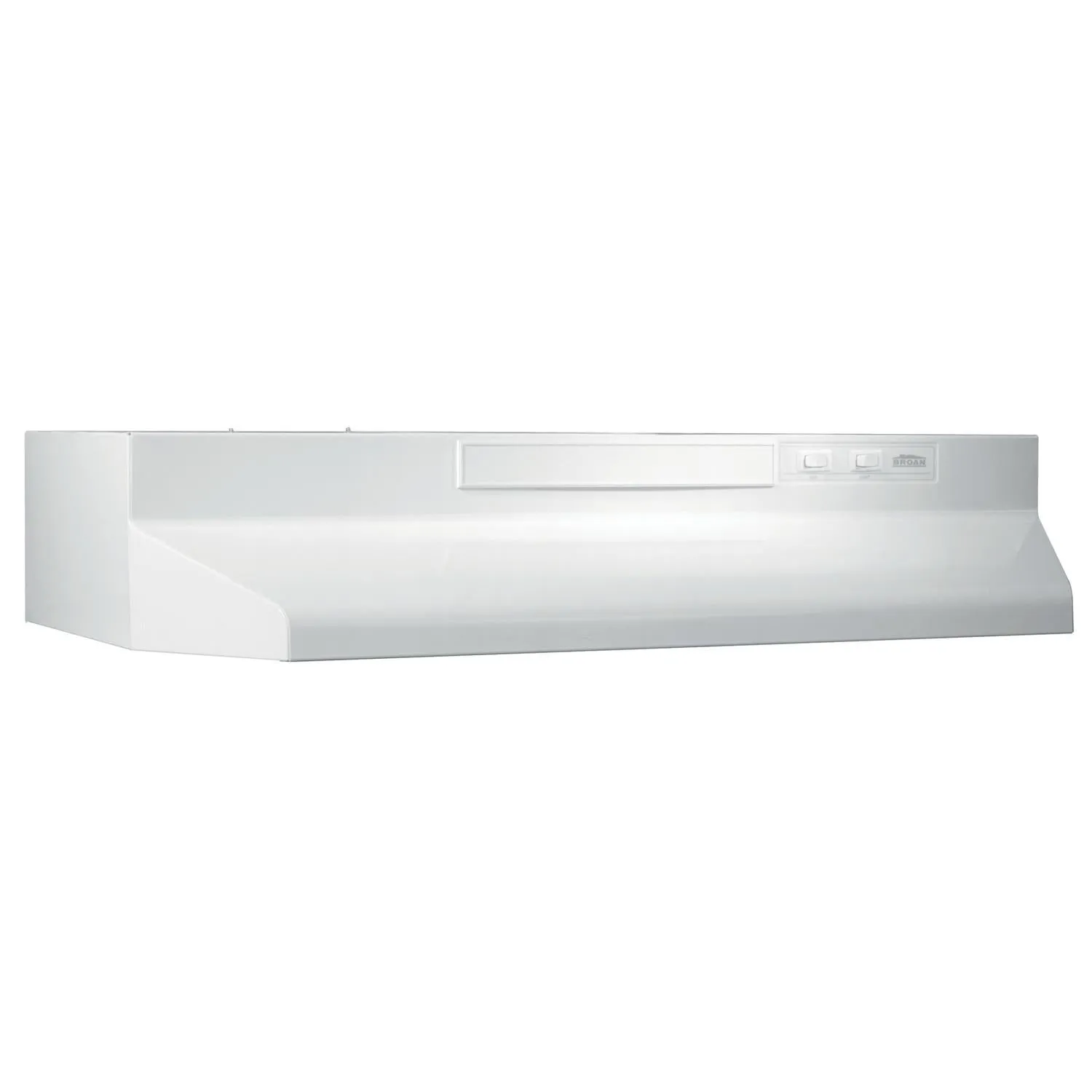Broan F404211 Broan? 42-Inch Convertible Under-Cabinet Range Hood, 230 Max Blower Cfm, White-On-White
