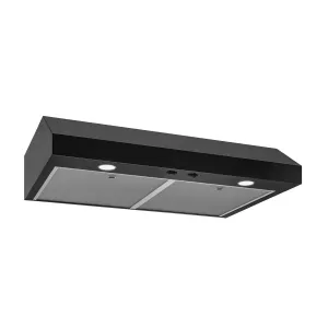 Broan GLA1303BL Broan-Nutone 30-Inch Under Cabinet Range Hood, Energy Star, 350 Max Blower Cfm, Black