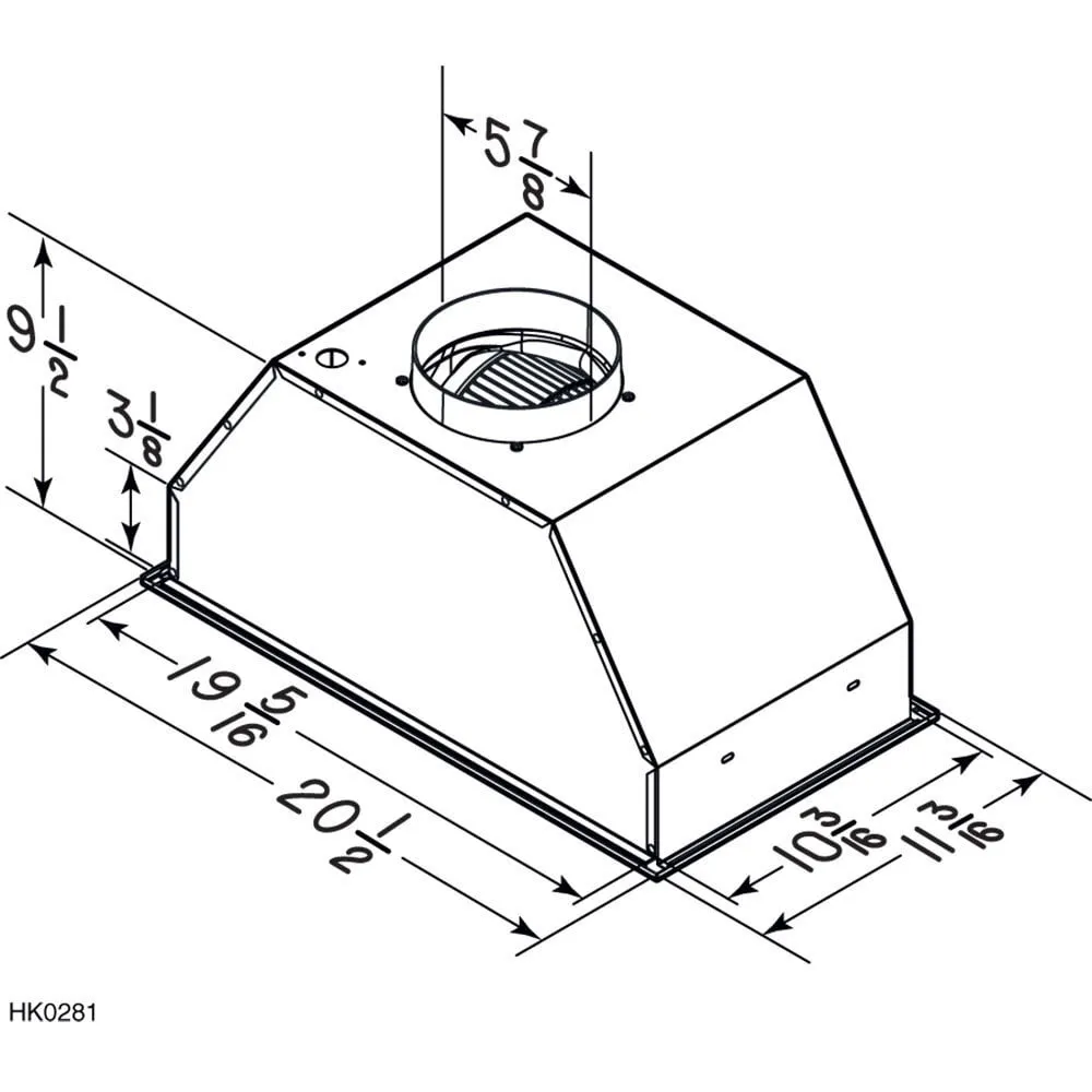 Broan PM390SSP Broan?? 20-1/2-Inch Custom Power Pack, 390 Cfm, Stainless Steel