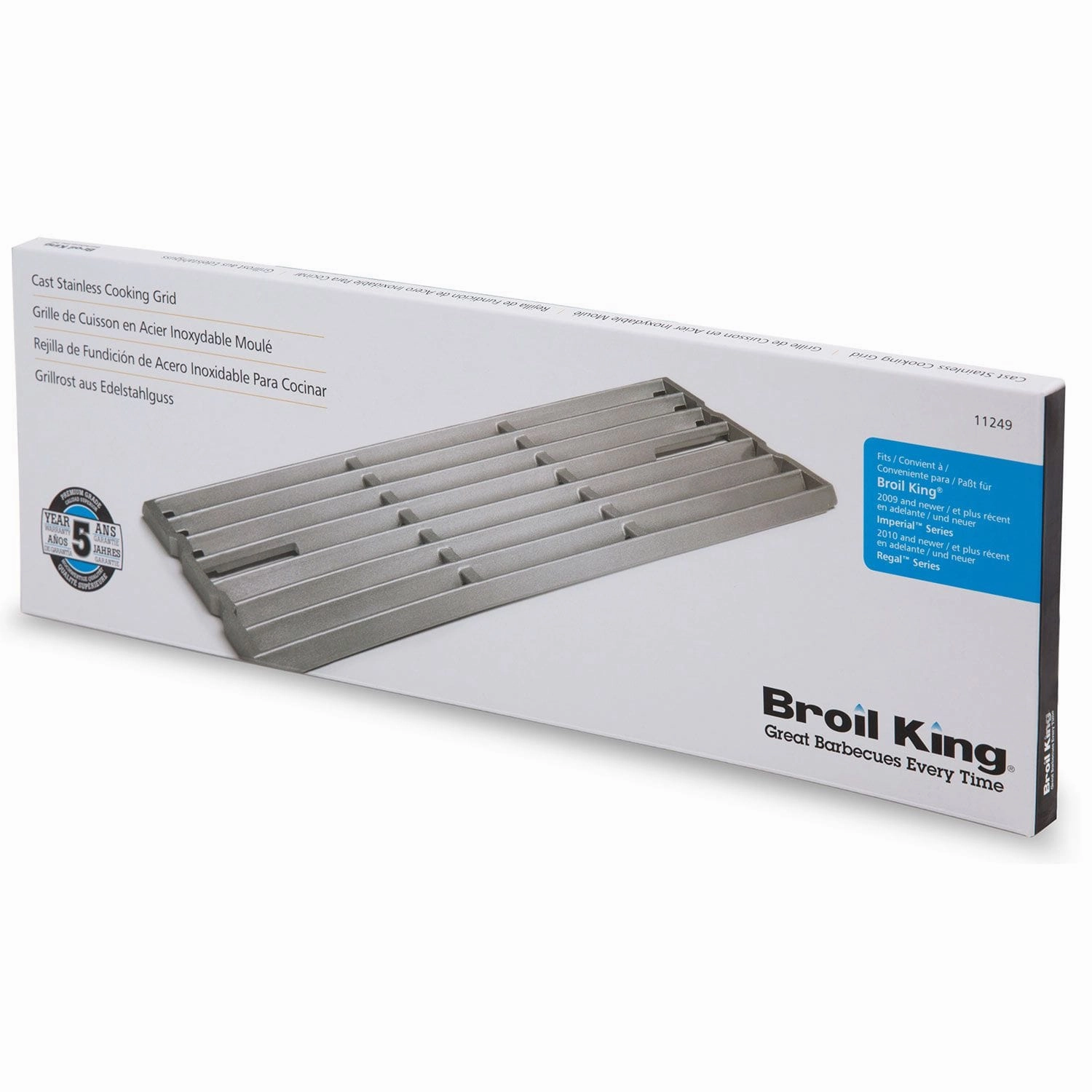 Broil King 1pc Imperial Regal Cast Stainless Steel Cooking Grid 11249