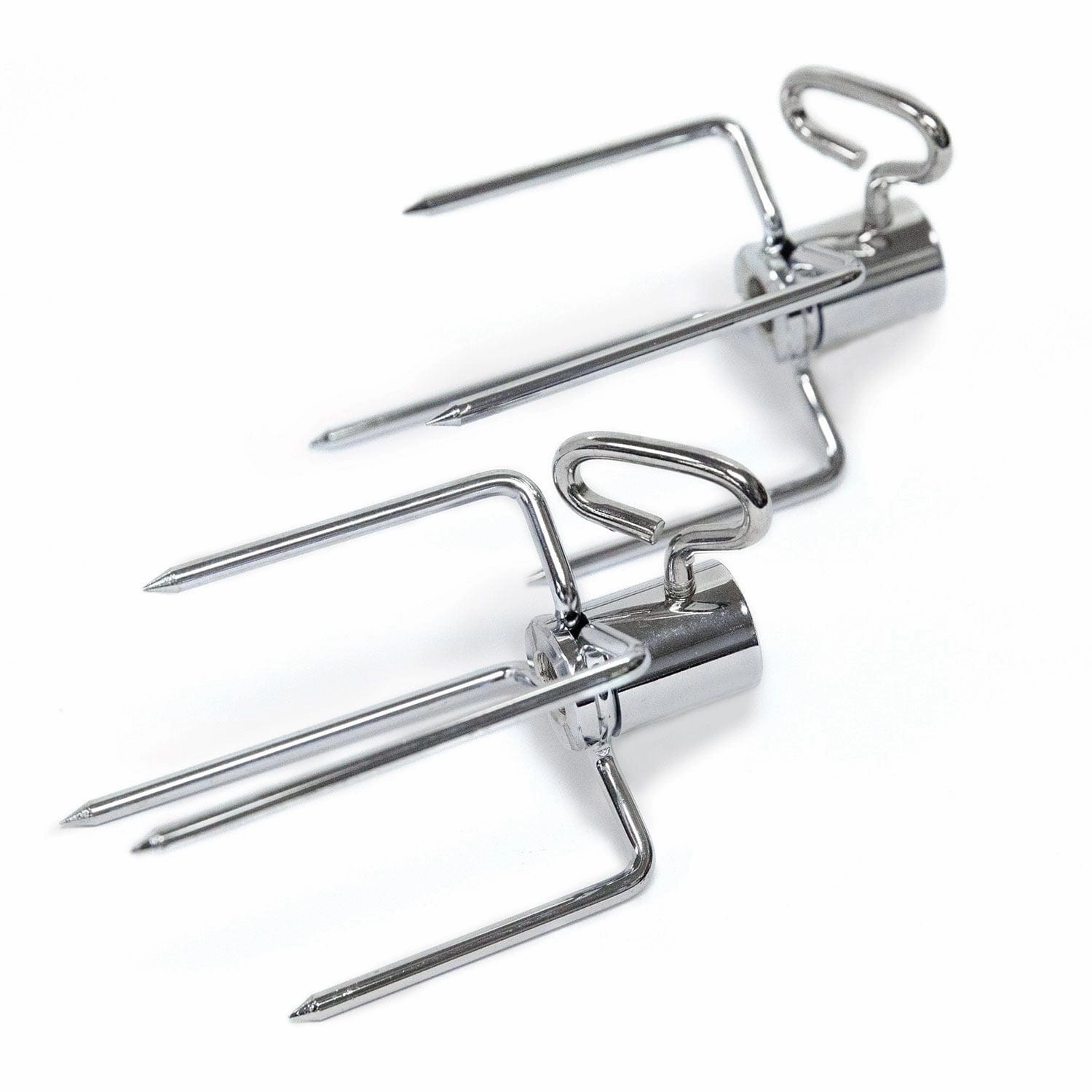 Broil King 2PC STAINLESS STEEL HEAVY DUTY ROTISSERIE FORKS - 50502