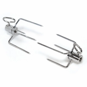 Broil King 2PC STAINLESS STEEL HEAVY DUTY ROTISSERIE FORKS - 50502Stainless steel BBQ tool set