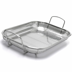 Broil King BBQ Roaster Basket outdoor kitchen cooking station with sink