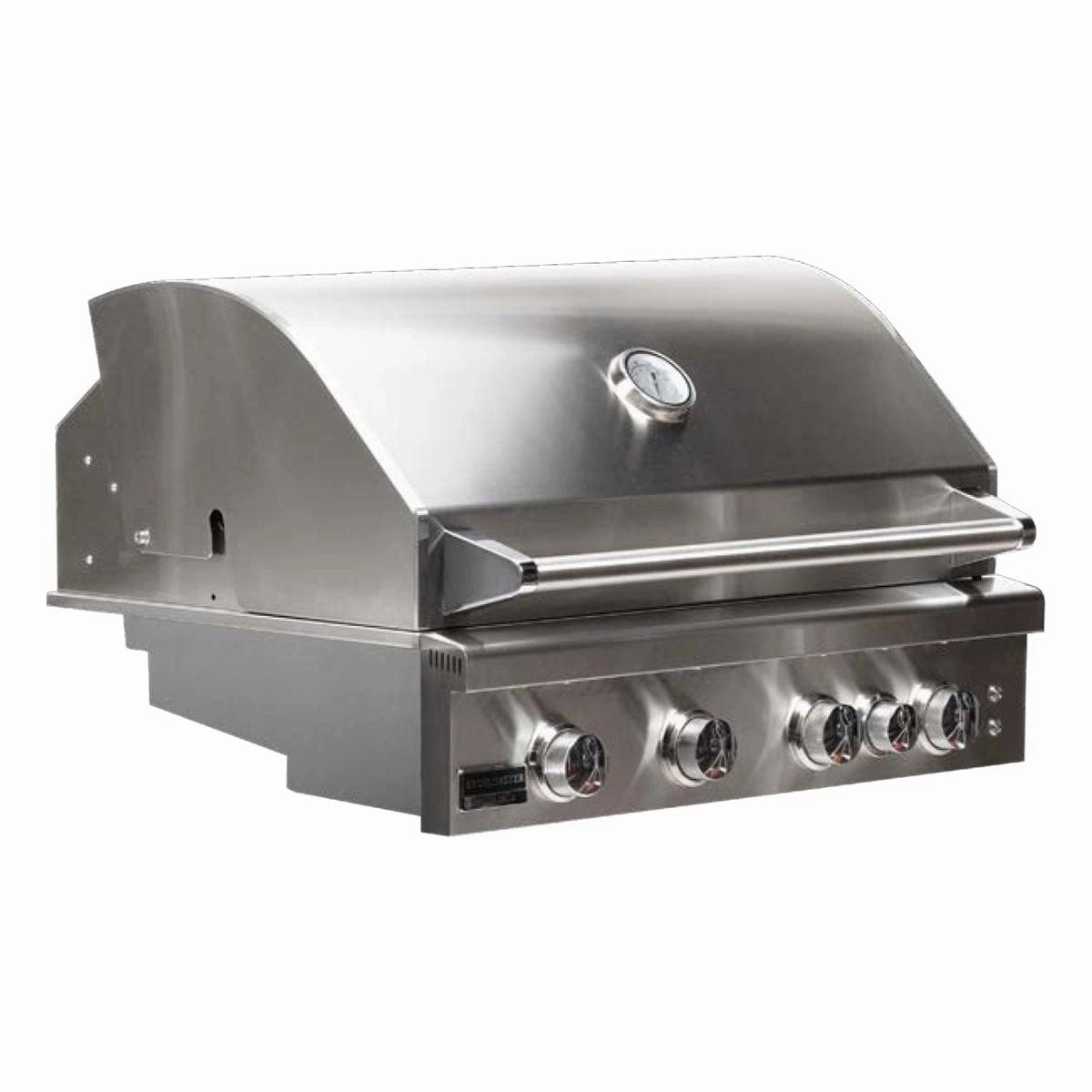 BroilMaster B-Series 32-inch 4 Burner Built-In Gas Grill BSB324 stainless steel BBQ grill with side table