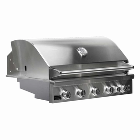 BroilMaster B-Series 40-inch 5 Burner Built-In Gas Grill BSB405 compact BBQ grill for small spaces