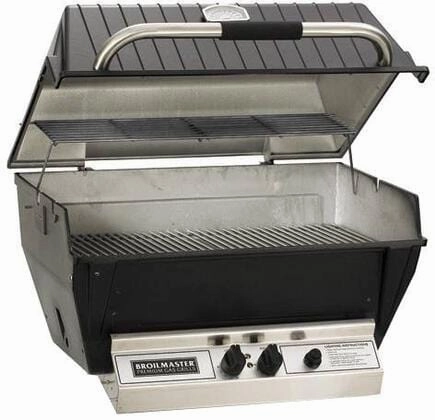 BroilMaster H4X Grill Head with Charmaster Briquets compact BBQ grill for small spaces