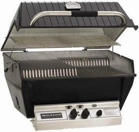 BroilMaster P3XF Premium Gas Grill Head compact BBQ grill for small spaces