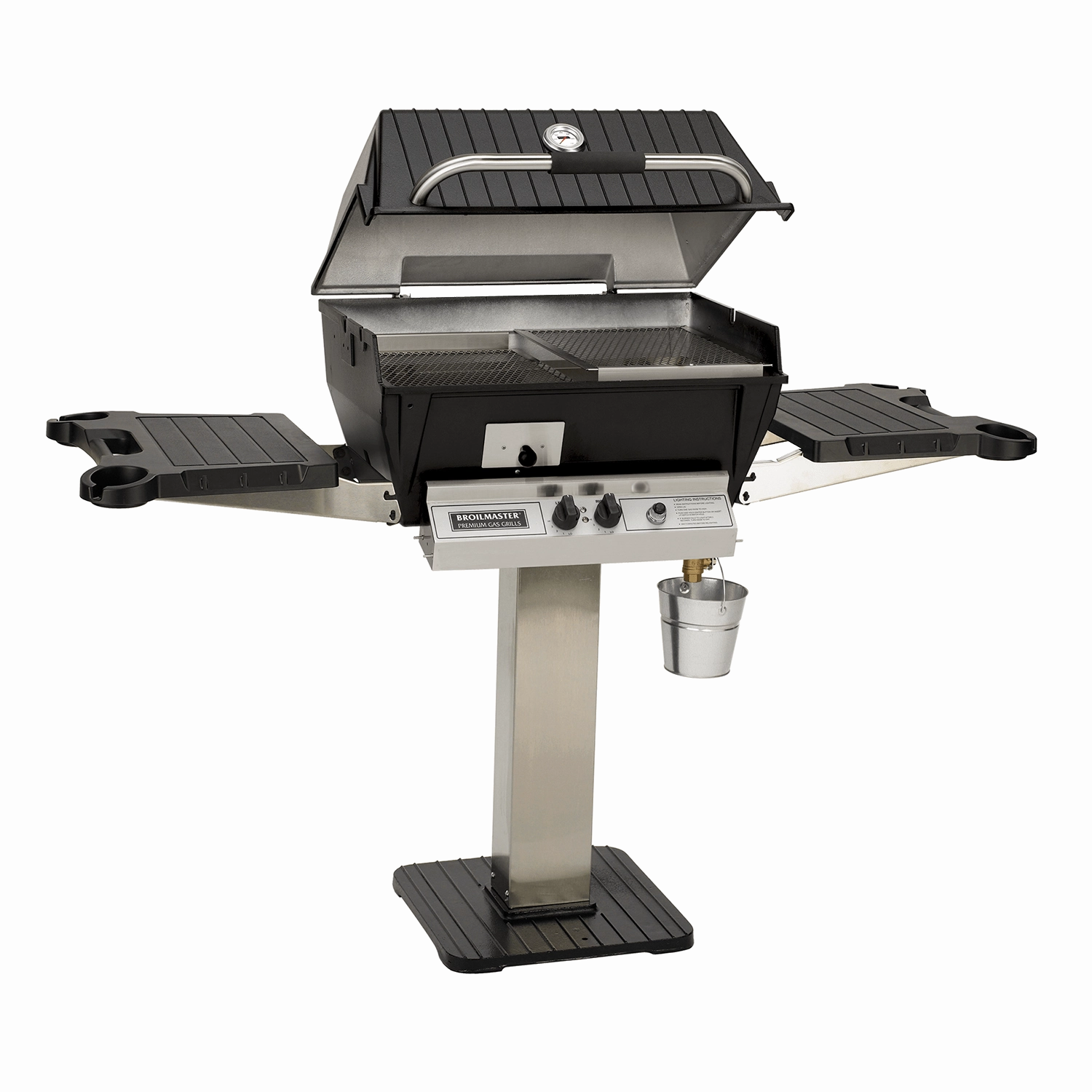 Broilmaster Stainless Steel Patio Post with Cast Iron Base SS26P