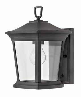 Bromley LED Wall Mount Museum BlackOutdoor wall sconces with motion sensor