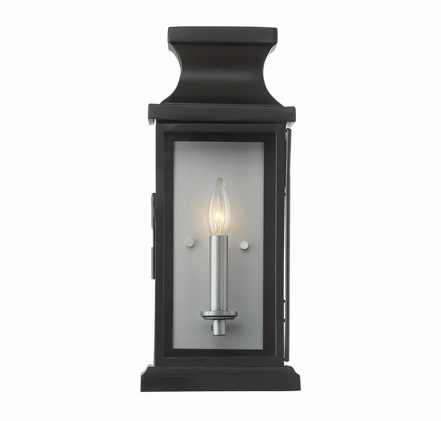 Brooke One Light Wall Mount Black