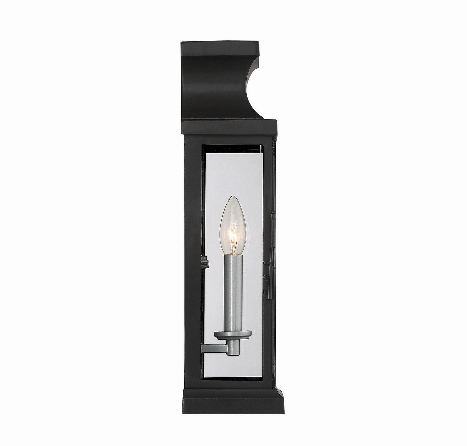 Brooke One Light Wall Mount Black