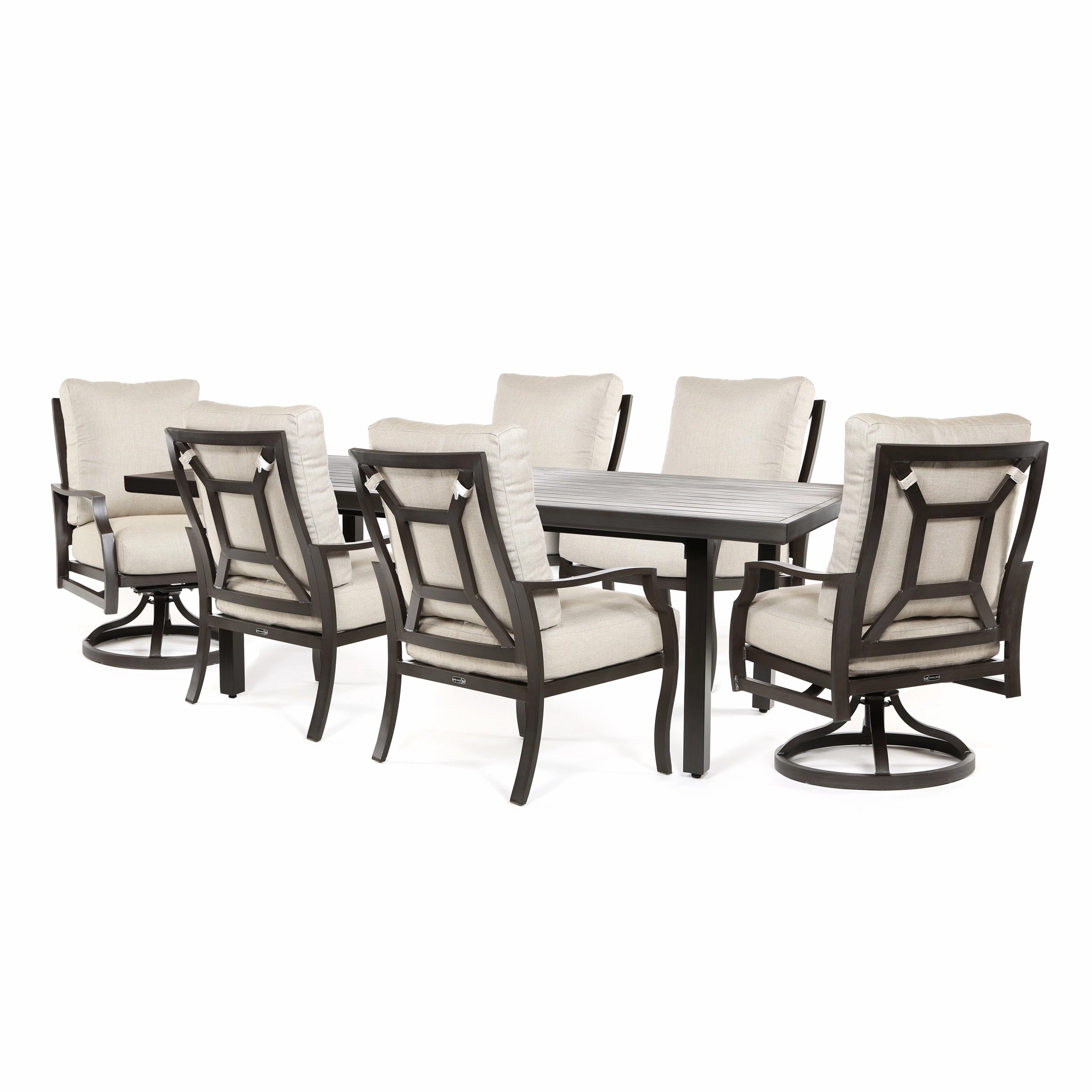 Brooklyn 7 Piece Dining Setaluminum alloy outdoor sofa set