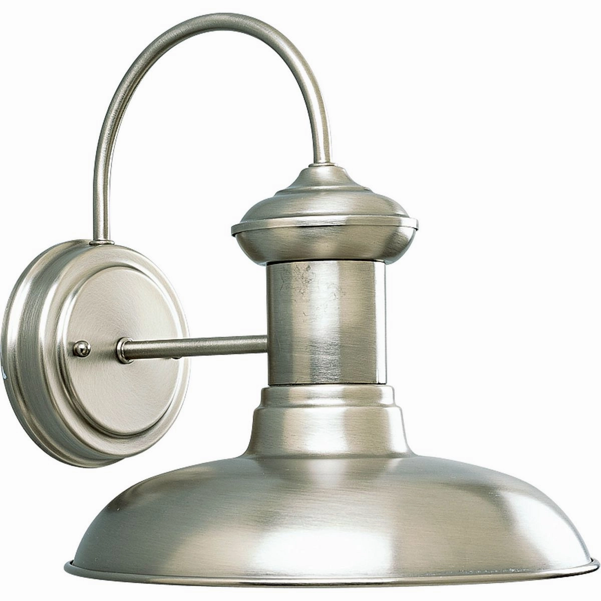 Brookside One Light Wall Lantern Antique Nickel