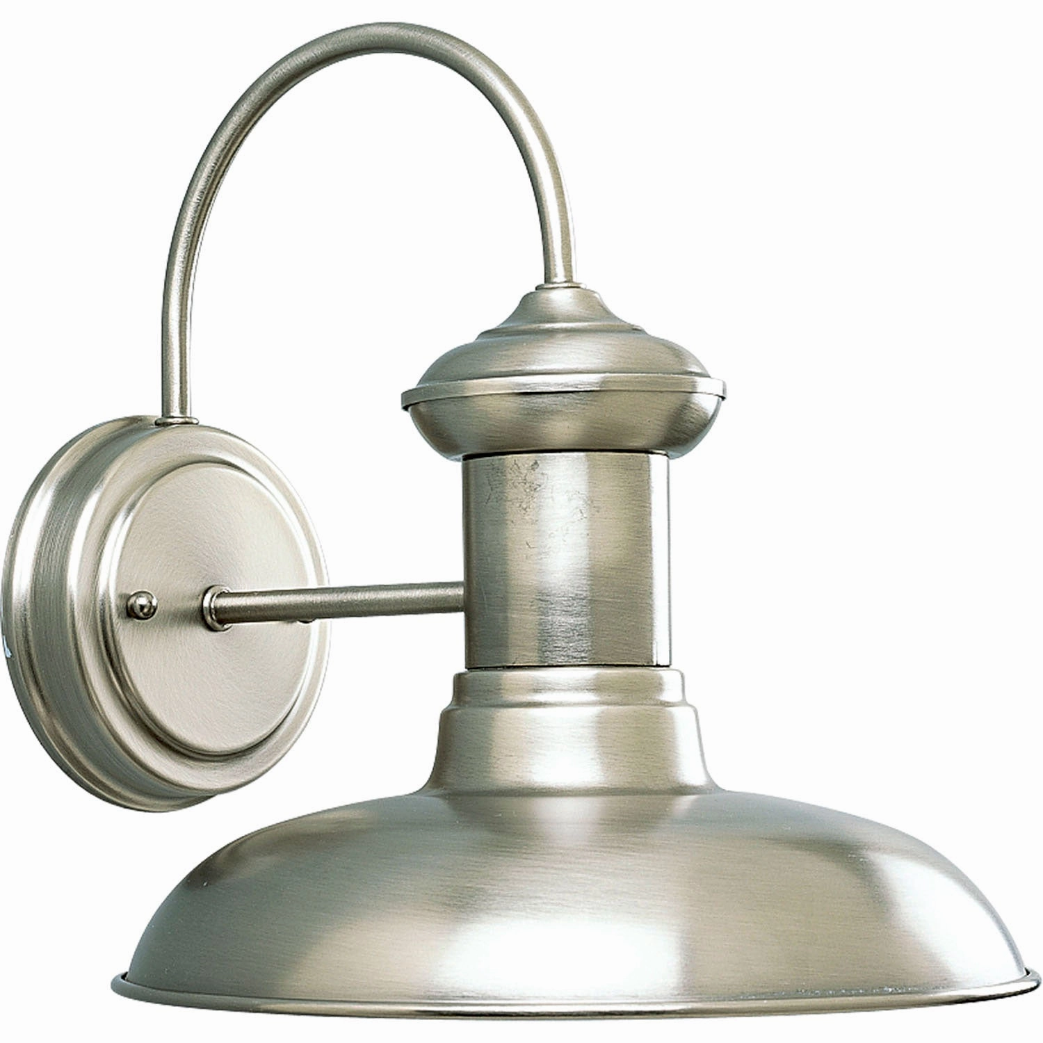 Brookside One Light Wall Lantern Antique NickelOutdoor wall sconces with motion sensor