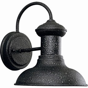 Brookside One Light Wall Lantern Gilded IronOutdoor wall sconces with motion sensor
