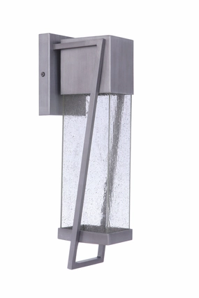 Bryce LED Outdoor Lantern Brushed TitaniumOutdoor wall sconces with motion sensor
