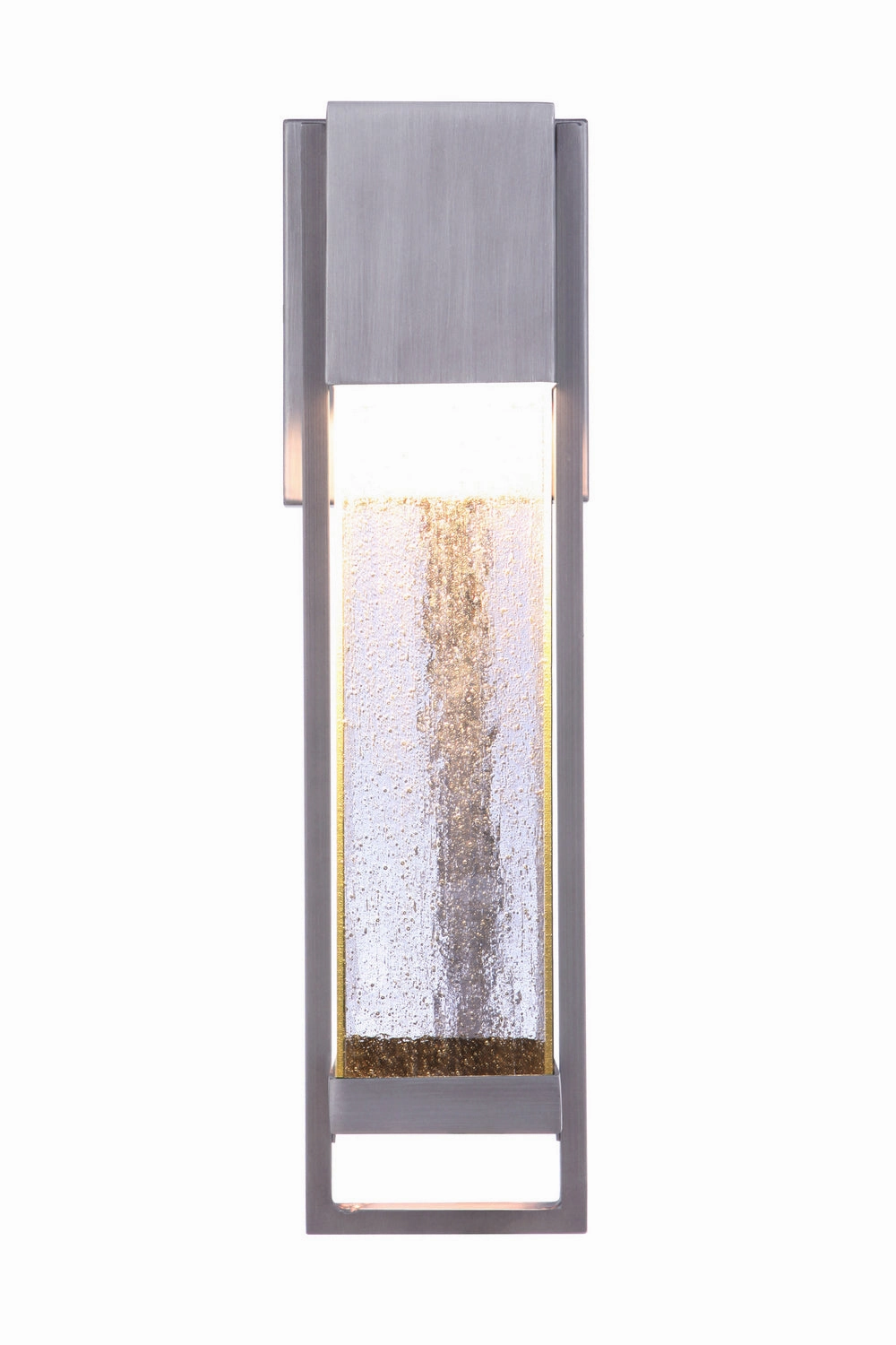 Bryce LED Outdoor Lantern Brushed Titanium